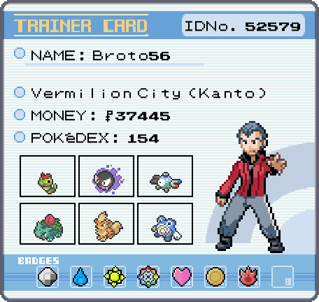 Trainer Card Generator tweet media