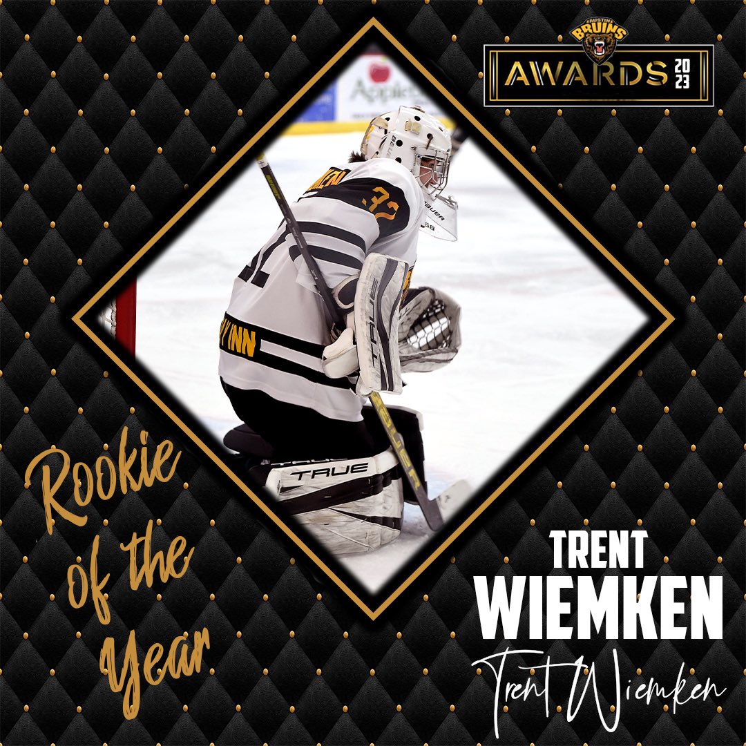 theaustinbruins's tweet photo. Rookie(s) of the Year - Matthew Desiderio and Trent Wiemken https://t.co/SHEjIENH17