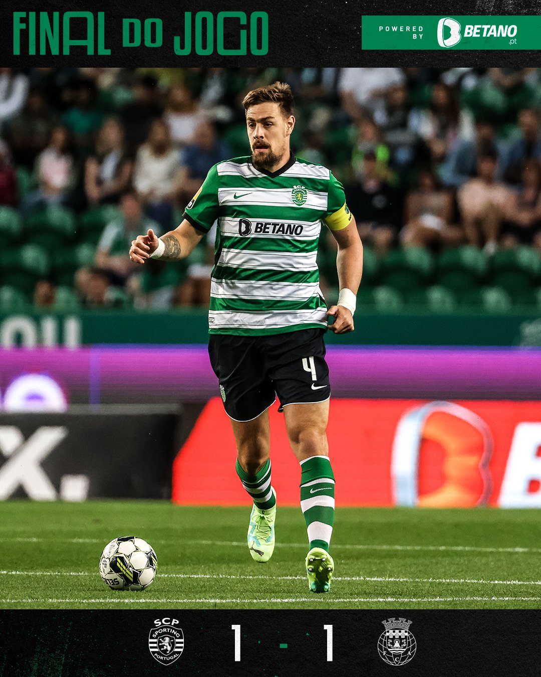 Sporting CP on X: #IniciadosSCP  ⏹️ FINAL DO JOGO: Derrota dos Leões no  Clássico da 9.ª jornada da fase de Apuramento de Campeão. #FCPSCP   / X