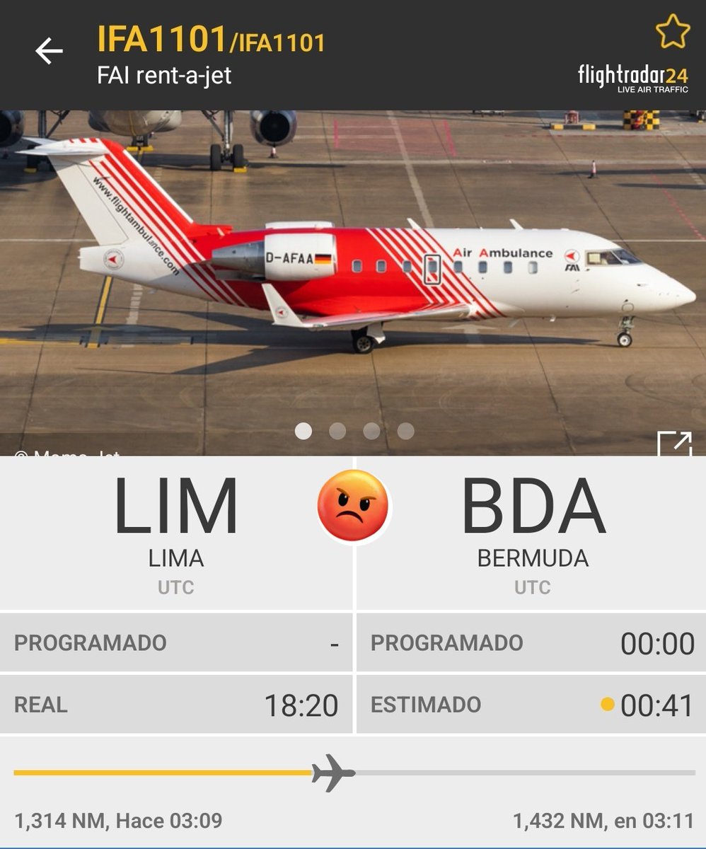 Arr3ch0's tweet photo. No era sólo el FAI Rent-a-Jet D-AFAO que estaba de paseo en Perú sino también la aeroambulancia #DAFAA.  Fué de su base en Alemania a Lima 🇵🇪 vía Los Angeles y Guadalajara, ahora va en ruta a Bermuda para luego seguir a Humberside 🏴󠁧󠁢󠁥󠁮󠁧󠁿. Sobrevolando el Lago de Maracaibo ahora. https://t.co/23nQkC9Cxb