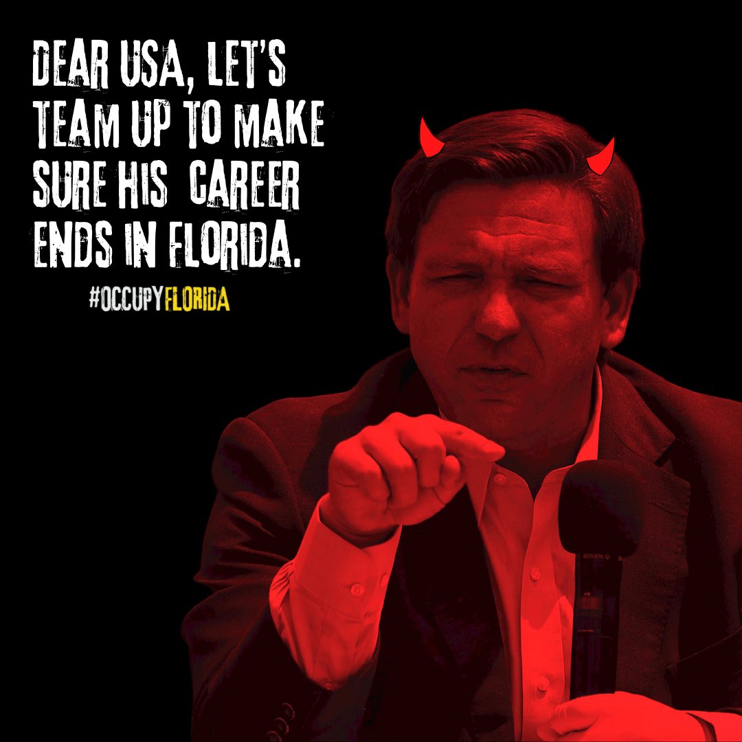 New mission loading… #DisruptDeSantis

🐍🐍🐍🐍🐍🐍🐍🐍🐍🐍🐍🐍🐍🐍

#OccupyFlorida #OccupyDeSantis #OccupyTally #Tally11 #LeanOnMeTa11y #DoneAskingNicely #DontTreadOnUs #KeepYourLawsOffOurBodies