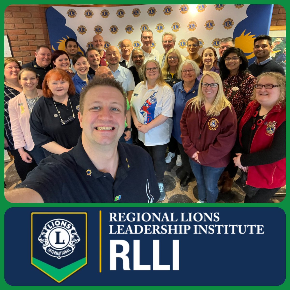swayoung01's tweet photo. 🦁💚Lions Clubs British Isles & District 133 Regional Lions Leadership Institute 2023 💚🦁
🎓🎓Congratulations to our amazing candidates who have successfully completed the RLLI, a weekend of Lions Learning, Lions Fun & Lions Fellowship
#WeServe #LionsGAT #LionsGLT #RLLI https://t.co/NksKrudLNs