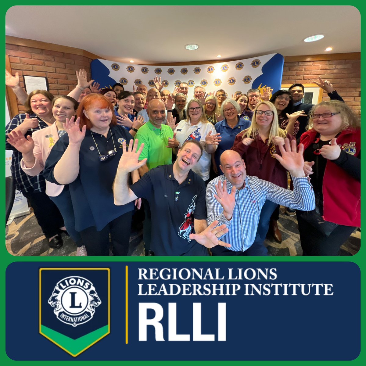 swayoung01's tweet photo. 🦁💚Lions Clubs British Isles & District 133 Regional Lions Leadership Institute 2023 💚🦁
🎓🎓Congratulations to our amazing candidates who have successfully completed the RLLI, a weekend of Lions Learning, Lions Fun & Lions Fellowship
#WeServe #LionsGAT #LionsGLT #RLLI https://t.co/NksKrudLNs