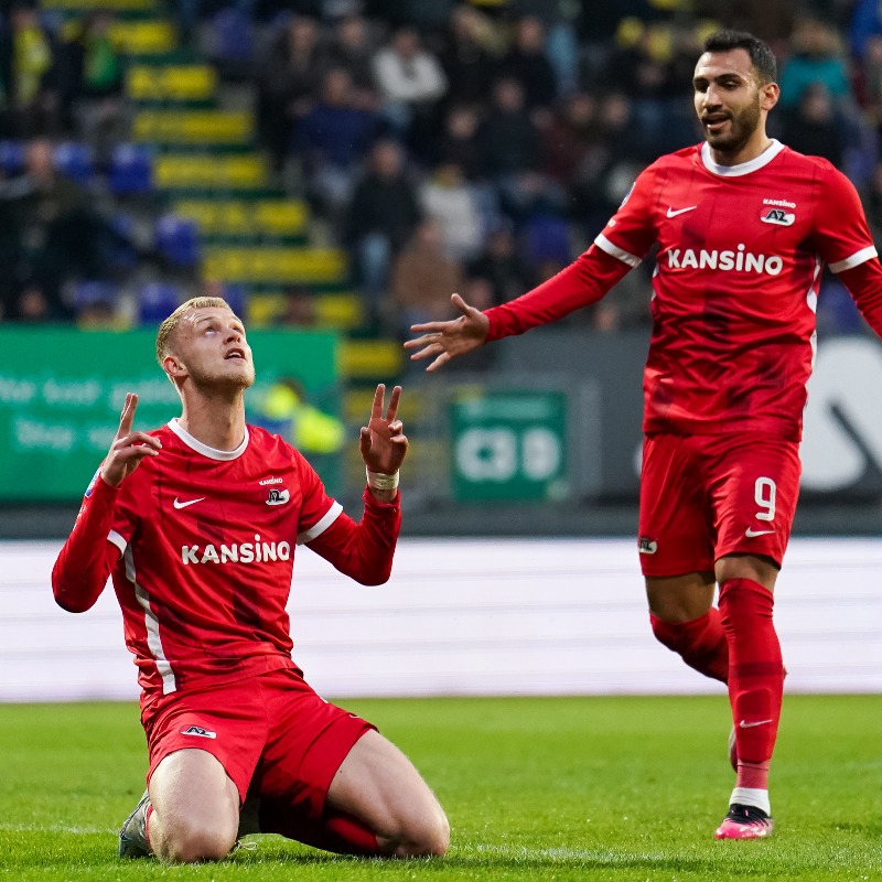 AZAlkmaar's tweet photo. 🧨 𝑩𝒂𝒄𝒌 𝒕𝒐 𝒔𝒄𝒐𝒓𝒊𝒏𝒈 𝒘𝒂𝒚𝒔
💬 Odgaard: "Na een paar lastige wedstrijden is het heel belangrijk voor mij en de groep dat we weer drie punten gepakt hebben."
#AZ #JO7 #foraz #Eredvisie