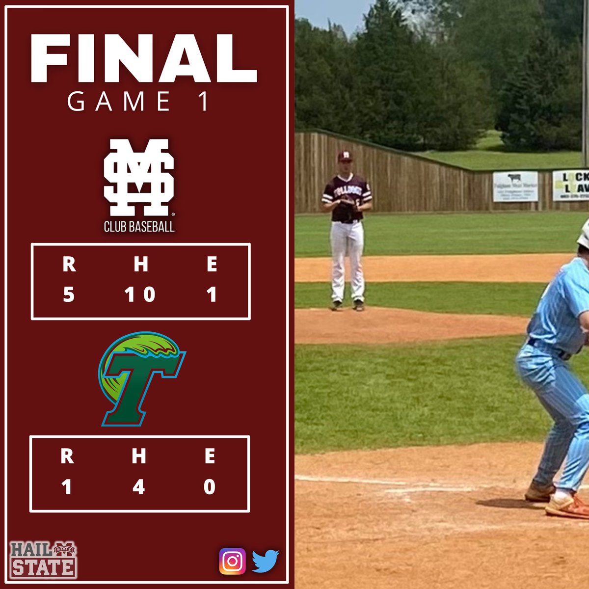 HailStateClubBB's tweet photo. 🚨SWEEP🚨 The Club Dawgs take all 3 games from Tulane this weekend! Looking to keep the momentum next weekend as they close out the 2023 season in Oxford. #HailState https://t.co/rj5MBcjTKt