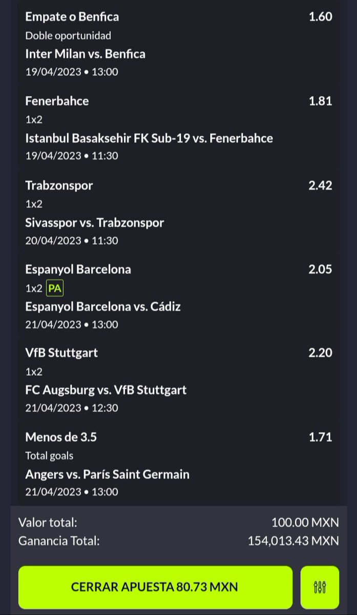 SoyLuisMiGL's tweet photo. Si Ganamos este Parlay regalaremos $10,000 PESOS entre las personas que den Like ❤ y RT 🔄 https://t.co/JTO2a3iLea