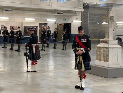 Finally, thank-you to our Vimy Cross Guard, MWO Stacy Shannon and MWO Rob Bauman. #CanadaRemembers #VimyRidge