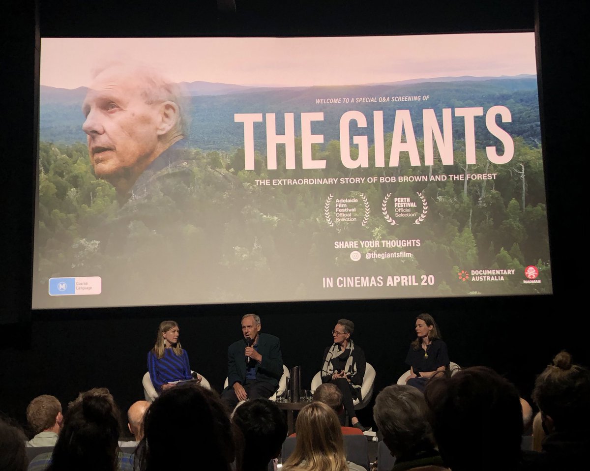 A gorgeous & inspiring film about Giant trees, Giant systems, & a Giant of environmental action & advocacy, with a Giant legacy. Courage, hope, optimism… an antidote to eco grief & a powerful call to action 🌿#thegiantsfilm #BobBrown
