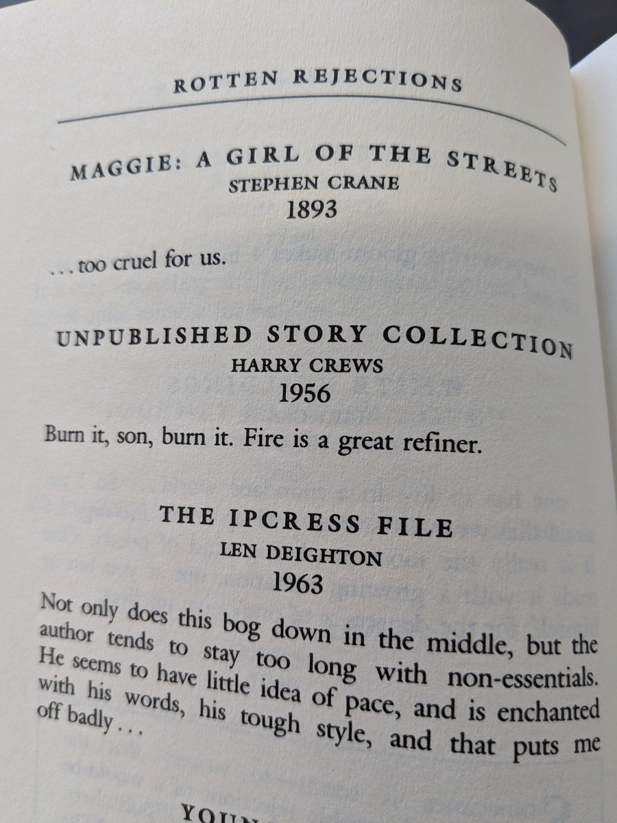 thinkalot's tweet image. Found me some awesome rejections, in this lovely book at the #GeiselLibrary