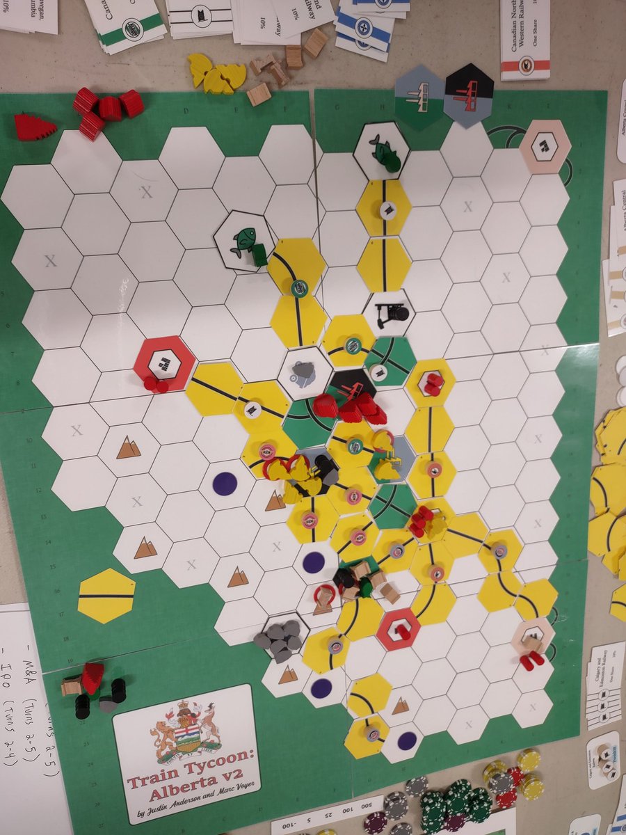 hattanooga's tweet photo. Train Tycoon, Alberta Map https://t.co/hgBc8be4pF