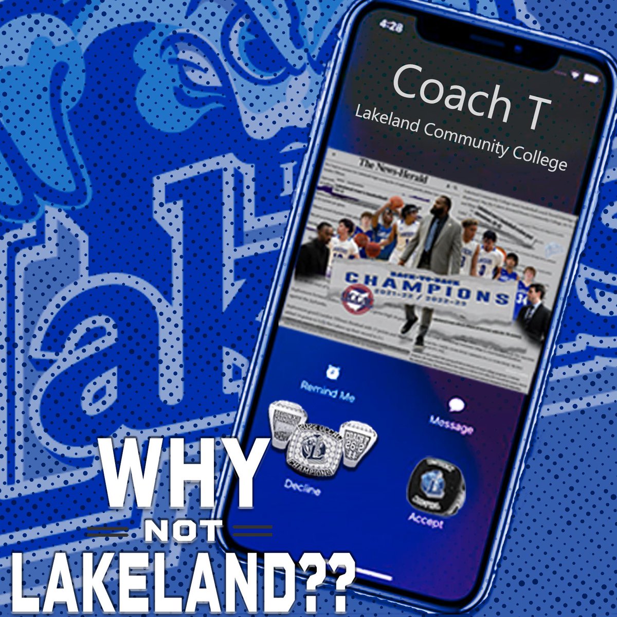 Recruits pick up the phone! Good opportunity to play at the best junior college in Ohio academically and athletically. 

Only a few spots left for the 23’ class. Unsigned seniors and post grad players we looking for you! #TTW 🌊