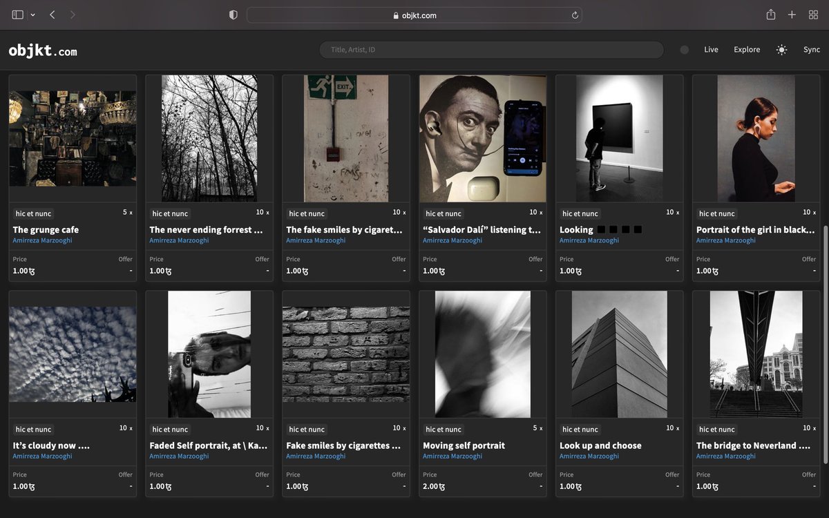 Hey guyss🍷🤍

My <a href="/objkt/">objkt</a> profile and all of my art works :

Link: objkt.com/profile/tz1aV4…

#nft #objkt #art #photography #collage #Newyork #tezos