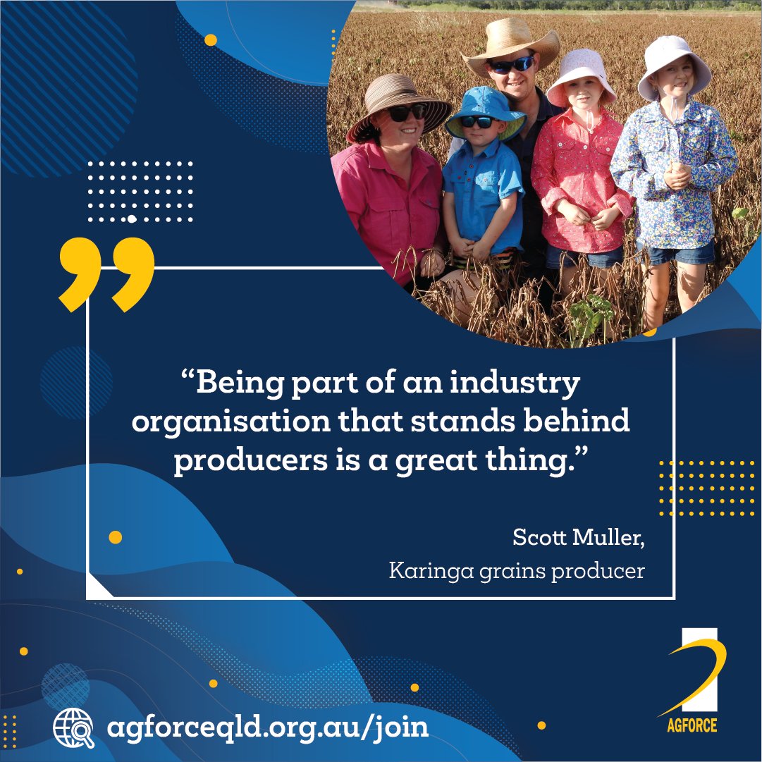 AgForceQLD's tweet photo. #agforceqld #agforceYPC #agforce #agriculture #industry #farmers #farming #producers #grain  #ourstory #Queensland #Australia #ag https://t.co/xn07XU2QJI