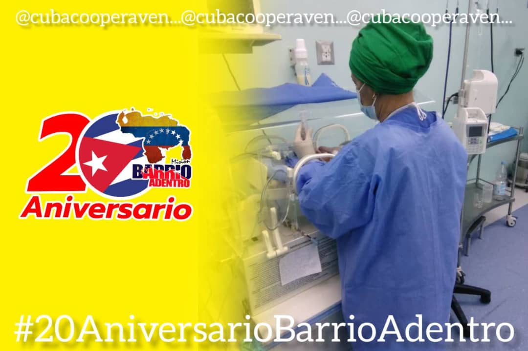 Barrio Adentro es un sistema de salud sin precedentes en la historia #20AniversarioBarrioAdentro #CubaPorLaVida #60AñosSalvandoVidas #CubaCoopera <a href="/cubacooperaven/">Brigada Médica Cubana en Venezuela</a> <a href="/CubaMir_Ven/">Brigada Médica Cubana Estado Miranda</a> <a href="/MINSAPCuba/">Ministerio de Salud Pública de Cuba</a> <a href="/PardoRegla/">Regla Angulo Pardo</a> <a href="/japortalmiranda/">José Angel Portal Miranda</a> <a href="/JosAnto54744901/">José Antonio Machado Reyes</a>
