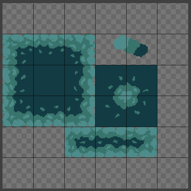 VDreamsDev's tweet photo. Here's the first iteration of the tilemap that I'm making for my platformer game! 
I'm trying to capture the vibe of the game.

#indiegame | #gamemaker | #pixelart https://t.co/nCql7RQ4ym