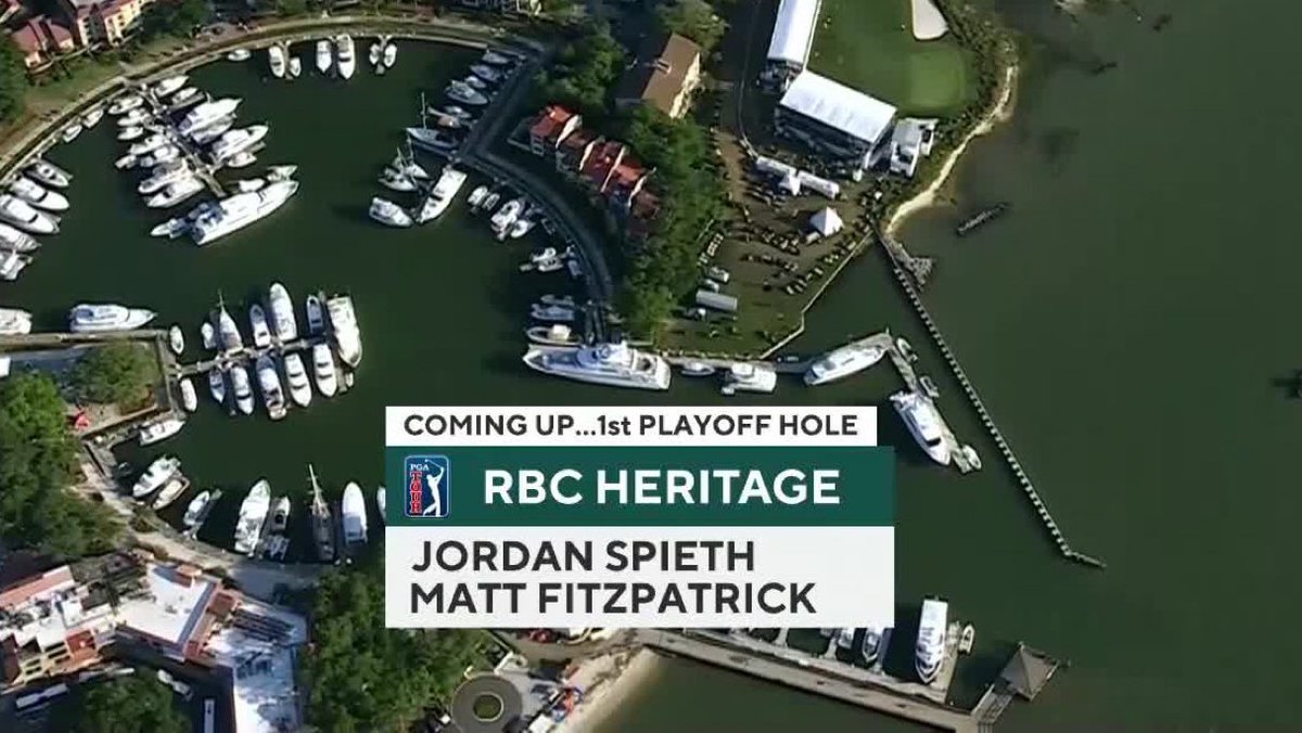 SportASmile's tweet image. They are playing off for some Tartan #RBCHeritage #JordanSpieth #MattFitzpatrick