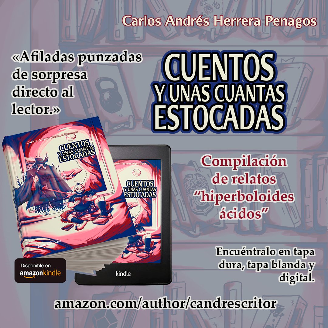 TenguAgency's tweet image. Cuentos y unas cuantas estocadas es una original compilación de textos que va desde el relato hiperbreve hasta la ficción transgresiva. Lo que caracteriza grandemente su estilo son los finales inesperados. #bookstagram #bookstagrammer #booktok #booktoker