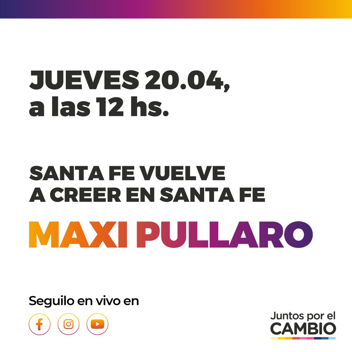 GiScaglia's tweet photo. Empieza el cambio. Vamos a transformar Santa Fe 💪 https://t.co/WuAOgkJwmL