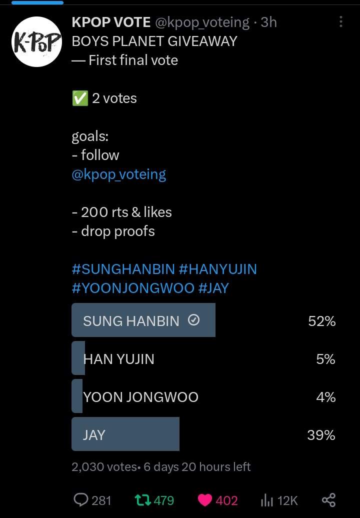 user301309's tweet photo. @kpop_voteing for #SUNGHANBIN https://t.co/UqCAjYKRqR