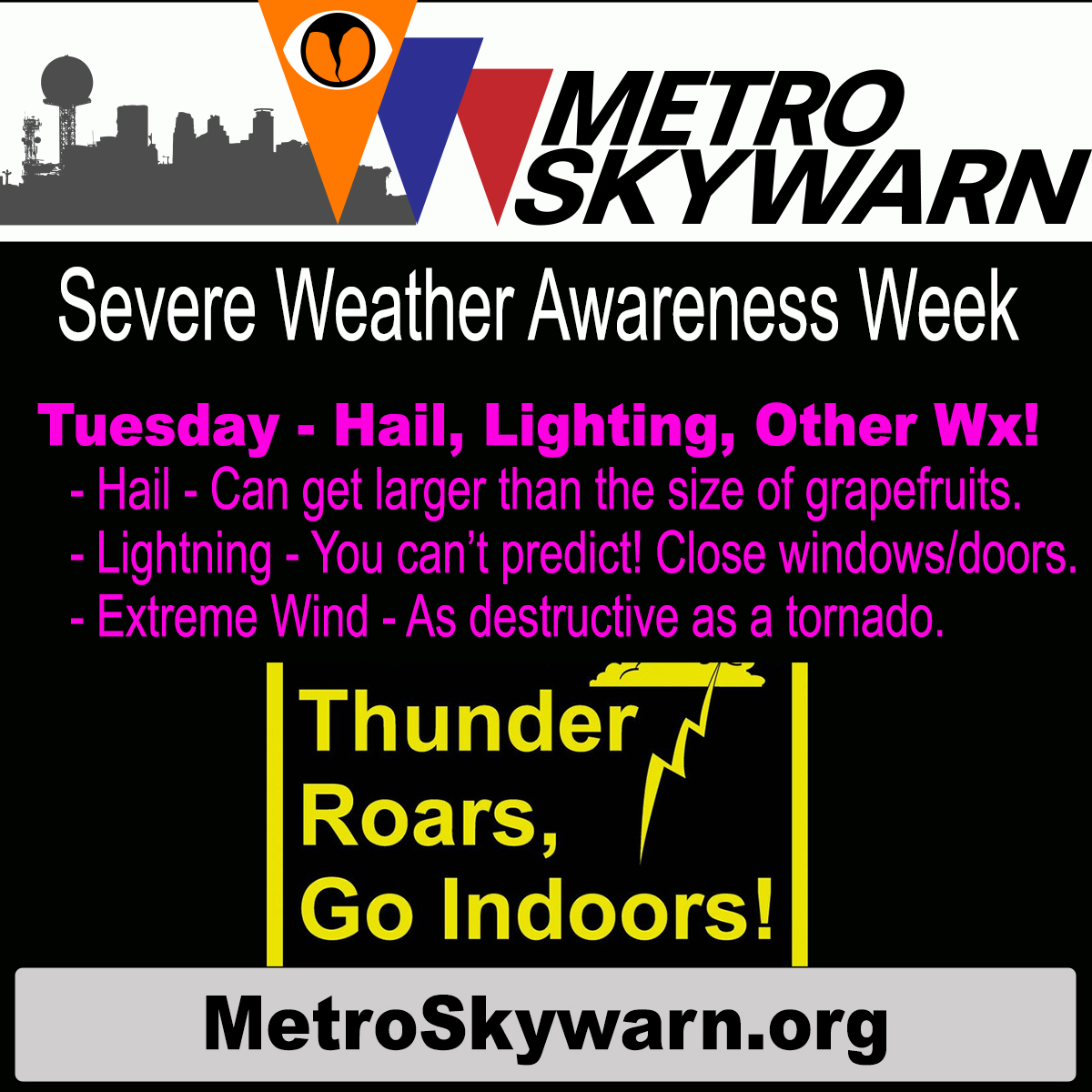 Metro Skywarn tweet media