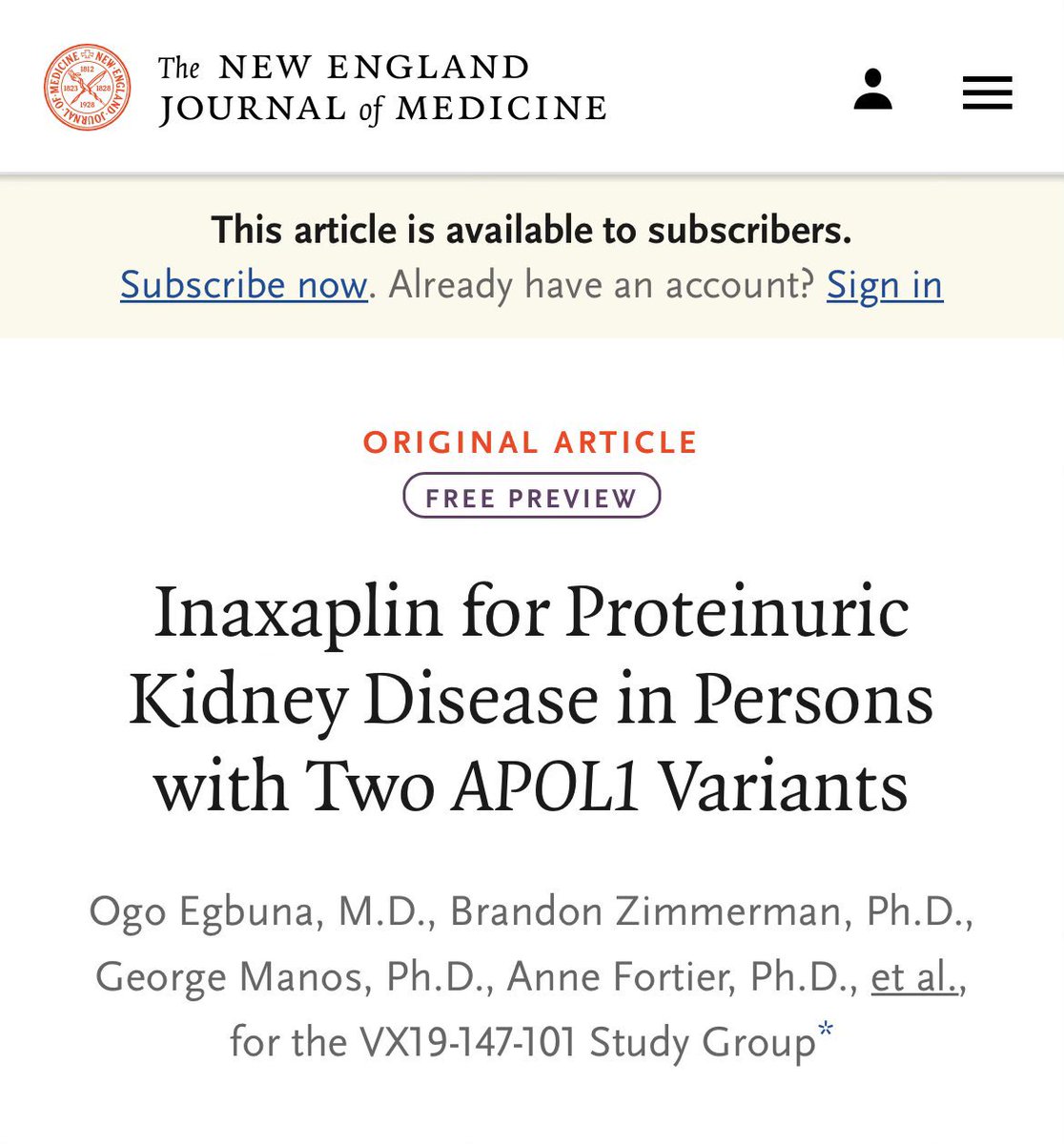 KidneySolutionz's tweet photo. There is a treatment in clinical trial for kidney disease due to APOL1 genetic variants. We hope the ongoing phase 3 trial is positive because it will help many Nigerians and West Africans. Read our blog post on this cause of kidney disease https://t.co/KZIt1lTvP0 https://t.co/LG9GsukWuz