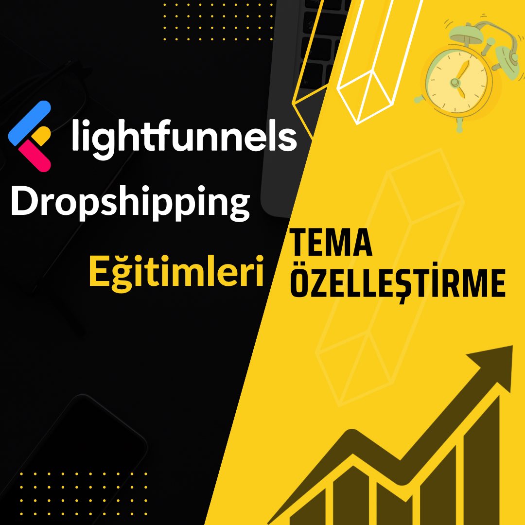 lightfunnelstr's tweet photo. ⚡️Yeni Video⚡️ Lightfunnels Dropshipping Eğitim videolarını Youtube Kanalıma yükledim. Kanalı takip edip bildirimleri açarsanız videolardan ilk siz haberdar olursunuz. 😊 Profilimdeki linkten kanalıma gidip ziyaret edebilirsiniz.
#lightfunnels #drophipping @LightFunnels https://t.co/kMKhJSvgI3