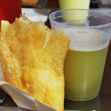 Usando apenas comida, onde você cresceu?