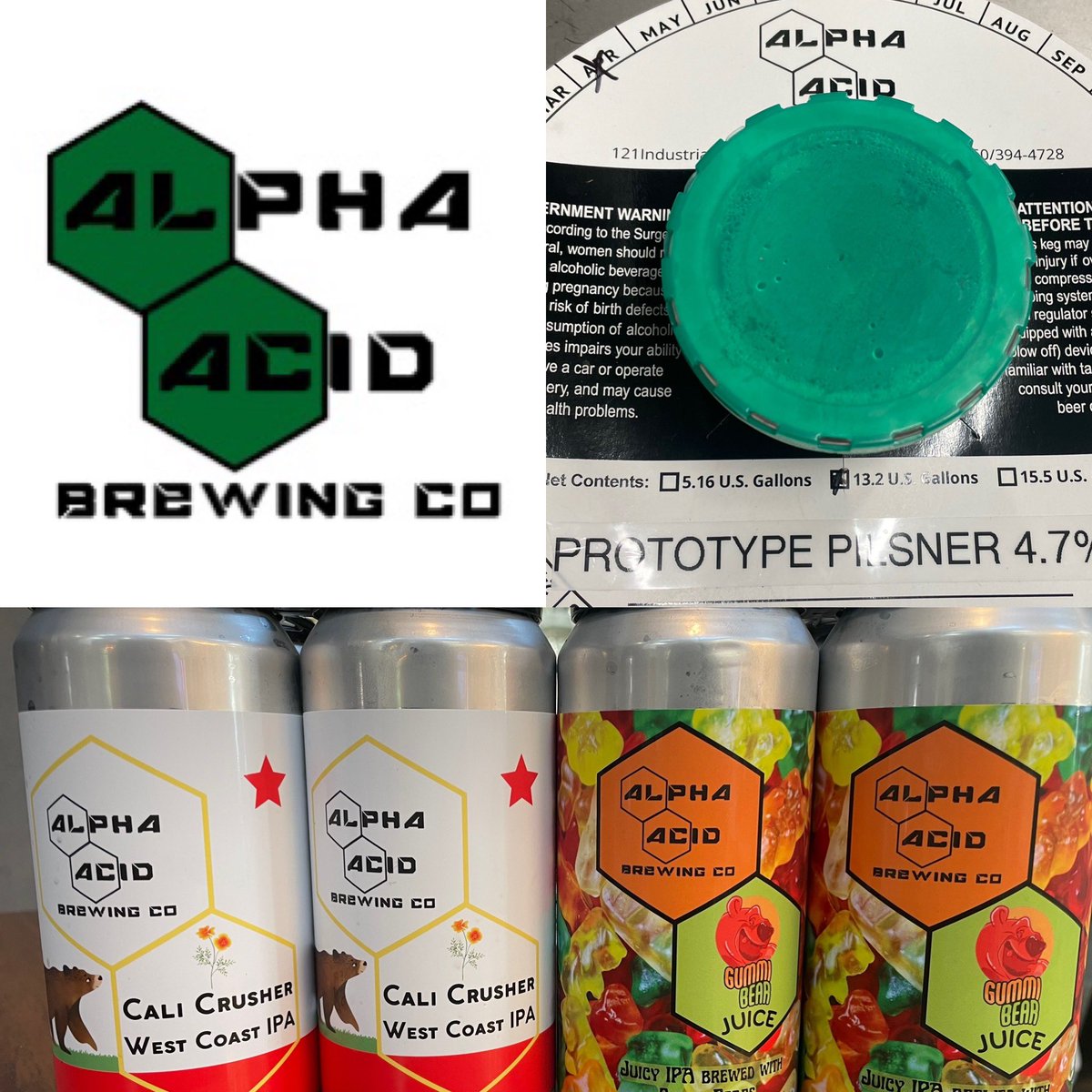 SPSMarketBeerCo's tweet photo. New drop from Alpha Acid, making their MBC debut! 🍻 https://t.co/9ije5lS40V