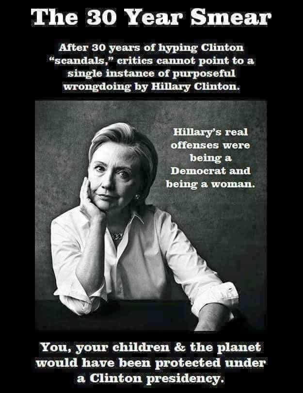 What was she guilty of? Only being a Democrat and a woman! I still stand with her. Our world would be a better place if she had been inaugurated in Jan. 2017 as she should have been. #DemVoice1 #ProudBlue #Fresh
