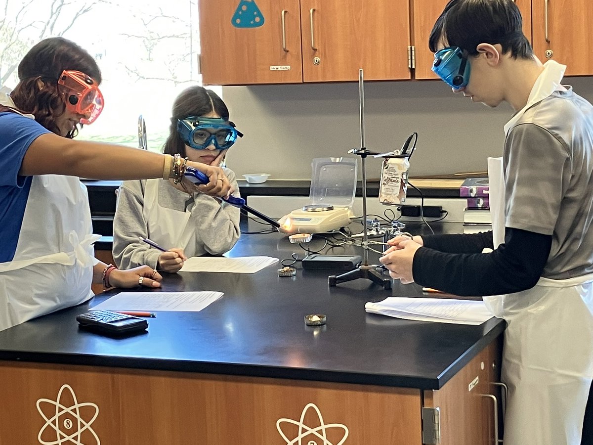 Chemistry students used calorimetry to determine the energy content of different foods. They then used this data as well as other factors to decide which food would be best to send on a space mission.