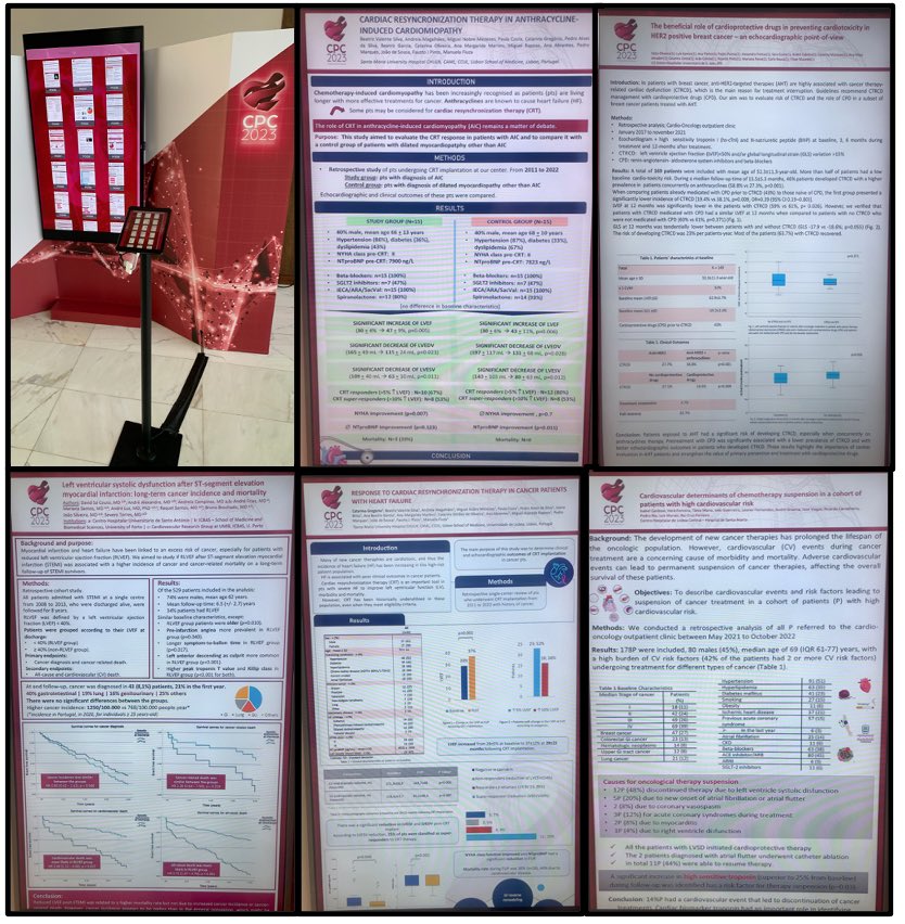 GecoSpc's tweet photo. Great presence of Cardio-Oncology at #CPCARDIO : a poster session and 2 wonderful sessions dedicated to guidelines with @TeresaLpezFdez1 and to the joint @GecoSpc @APIC_pt Position Paper on Cardiac Intervention of cancer patients #CardioOnc #CardioOncology https://t.co/ZZ0BaskZKr
