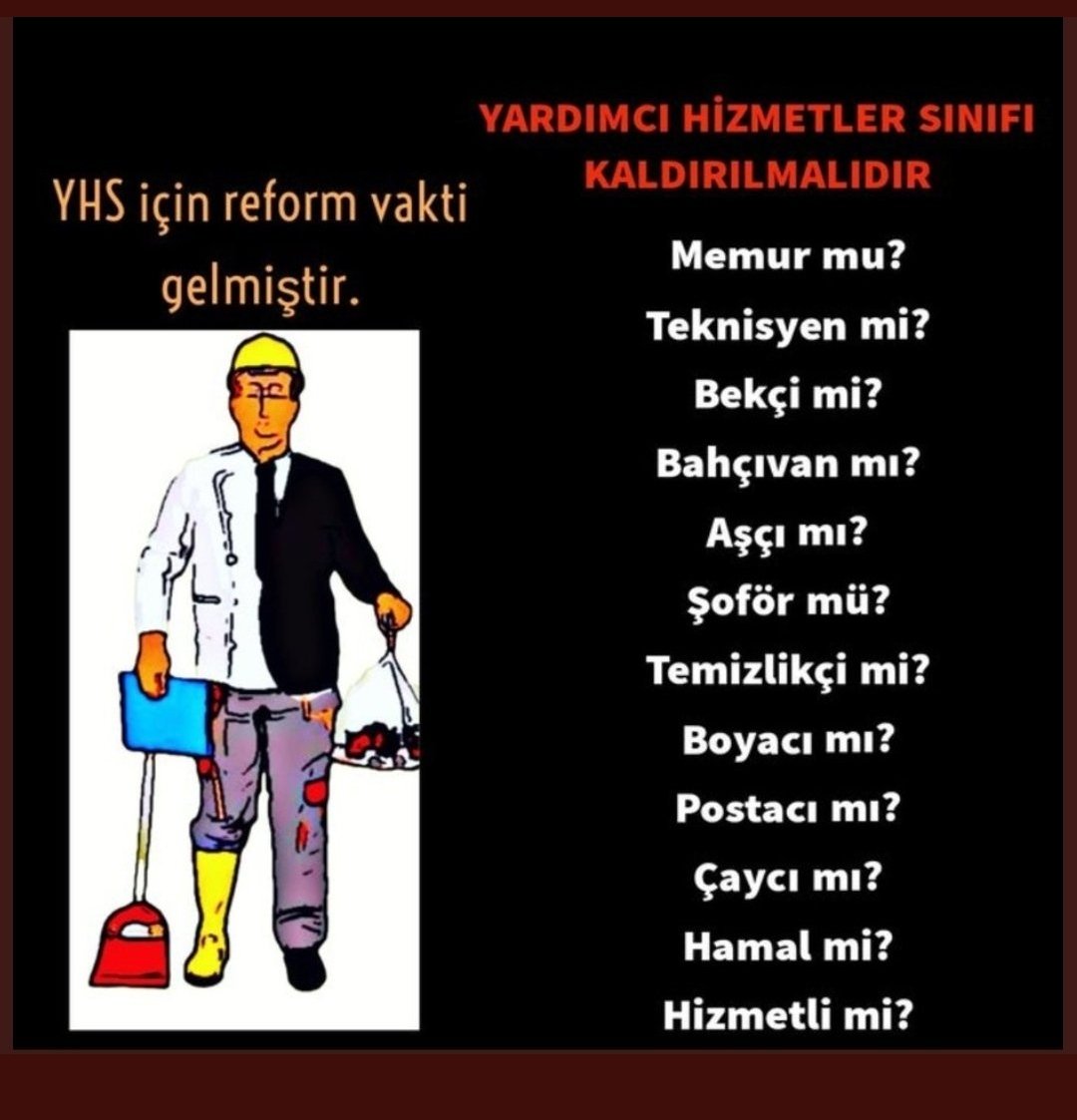Mehmet92095158's tweet photo. @eren3373 #140BinYHSliUnutulmasın
Yardımcı hizmetler sınıfı unutulmasın yardımcı hizmetler sınıfı kamunun kanayan yarası https://t.co/Y2drOo7vbW