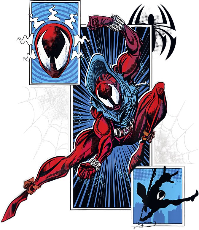 RT @MarveIFacts: Promo art for Scarlet Spider and Spider-Man 2099 in #SpiderManAcrossTheSpiderVerse https://t.co/QYAjebmhQP