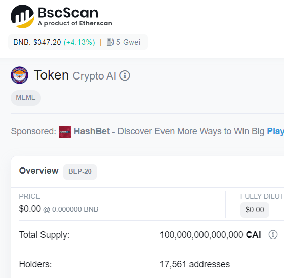 CryptoAIbsc's tweet photo. Major milestone as #CryptoAI is breaking 20K holders soon!

@elonmusk @cz_binance 

#Web3 #nft #bsc #playtoearn #defi #gamefi #crypto #babydogecoin #dogecoin #doge #flokiceo #elonmuskceo #AI https://t.co/ouGCIYP5RW