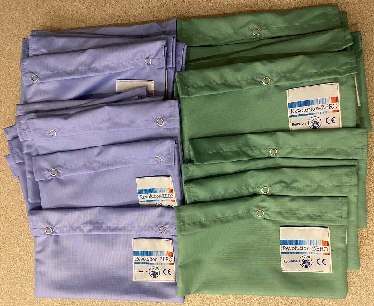 Revolution-ZERO Design Works with <a href="/BenManson_/">Ben Manson</a>
and <a href="/AnzeLimited/">ANZE Limited</a> 

20 sets of in-community reusable mask bags Dispense: green, single button
Deposit: blue, two button
ISO13795 compliant 100 wash surgical fabric

Destination: Bradford

#GreenNHS #ChooseToReuse #designthinking🙏🌍⚕️