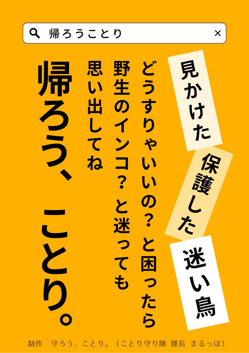 守ろう、ことり。| 帰ろう、ことり。 tweet media