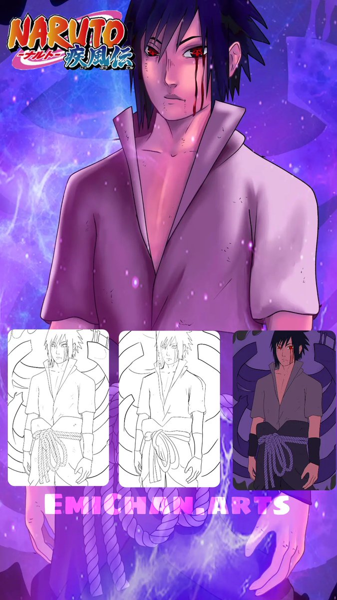 EmichanArts's tweet photo. Sasuke Uchiha done. Here is a little bit of my prep work. 
.
#sasuke #sasukeuchiha #sasukeretsuden #sasukexsakura #sasukecosplay #sasukesakura #sasukeandsakura  #sakurauchiha #sasusaku  #sasusakuforever #sasusakulove #naruto  #funimation #viz #sasukeart #narutoart https://t.co/kwGWbVR2F3