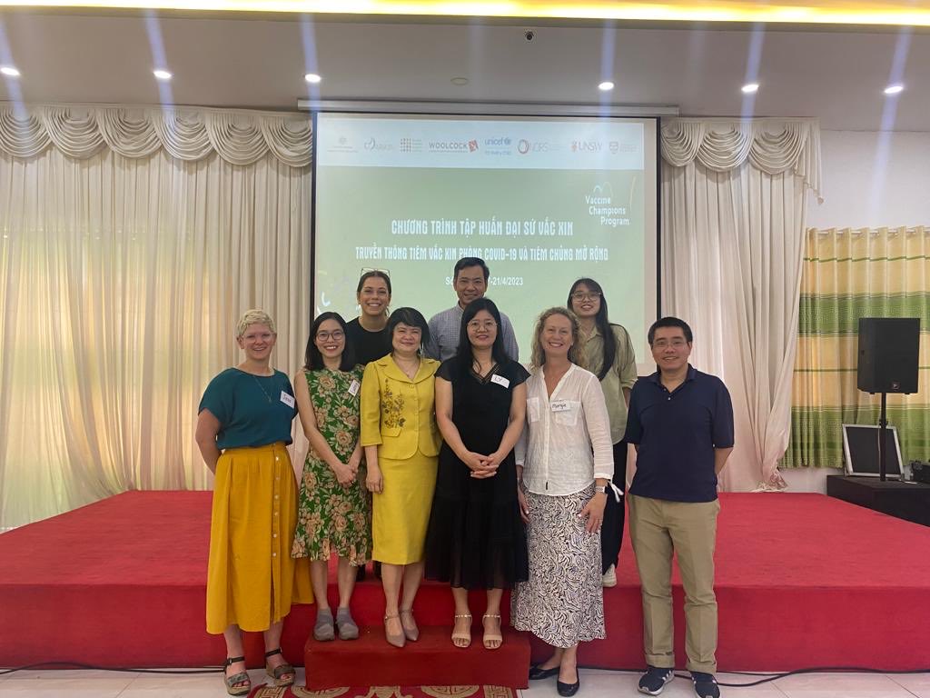 Prof Margie Danchin (@danchinmargie) on Twitter photo Kicking off the Vaccine Champions Program in Soc Tran, Vietnam today with <a href="/UNICEF_vietnam/">UNICEF Viet Nam</a> <a href="/Woolcockmedical/">Woolcock Institute of Medical Research</a> 🇻🇳 supported by Aust Regional Immunisation Alliance, <a href="/MCRI_for_kids/">Murdoch Children's Research Institute (MCRI)</a> <a href="/dfat/">Department of Foreign Affairs and Trade 🇦🇺</a> <a href="/NCIRS/">NCIRS</a> <a href="/JessicaJKaufman/">Jessica Kaufman</a> <a href="/BelleOvermars/">Belle Overmars</a> 👇 Kicking off the Vaccine Champions Program in Soc Tran, Vietnam today with <a href="/UNICEF_vietnam/">UNICEF Viet Nam</a> <a href="/Woolcockmedical/">Woolcock Institute of Medical Research</a> 🇻🇳 supported by Aust Regional Immunisation Alliance, <a href="/MCRI_for_kids/">Murdoch Children's Research Institute (MCRI)</a> <a href="/dfat/">Department of Foreign Affairs and Trade 🇦🇺</a> <a href="/NCIRS/">NCIRS</a> <a href="/JessicaJKaufman/">Jessica Kaufman</a> <a href="/BelleOvermars/">Belle Overmars</a> 👇