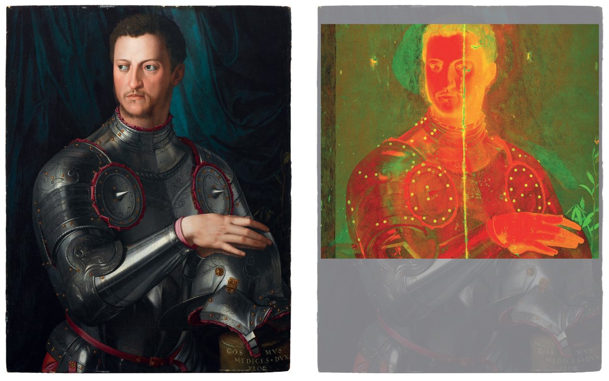 AusSMC's tweet image. 🎨 @ANSTO says they have been unlocking the secrets of a Renaissance painting 

🖼️Synchrotron technology has revealed new details about the mysterious underlying portrait in a painting held by the Art Gallery of NSW

#Renaissance #art #synchrotron #technology
