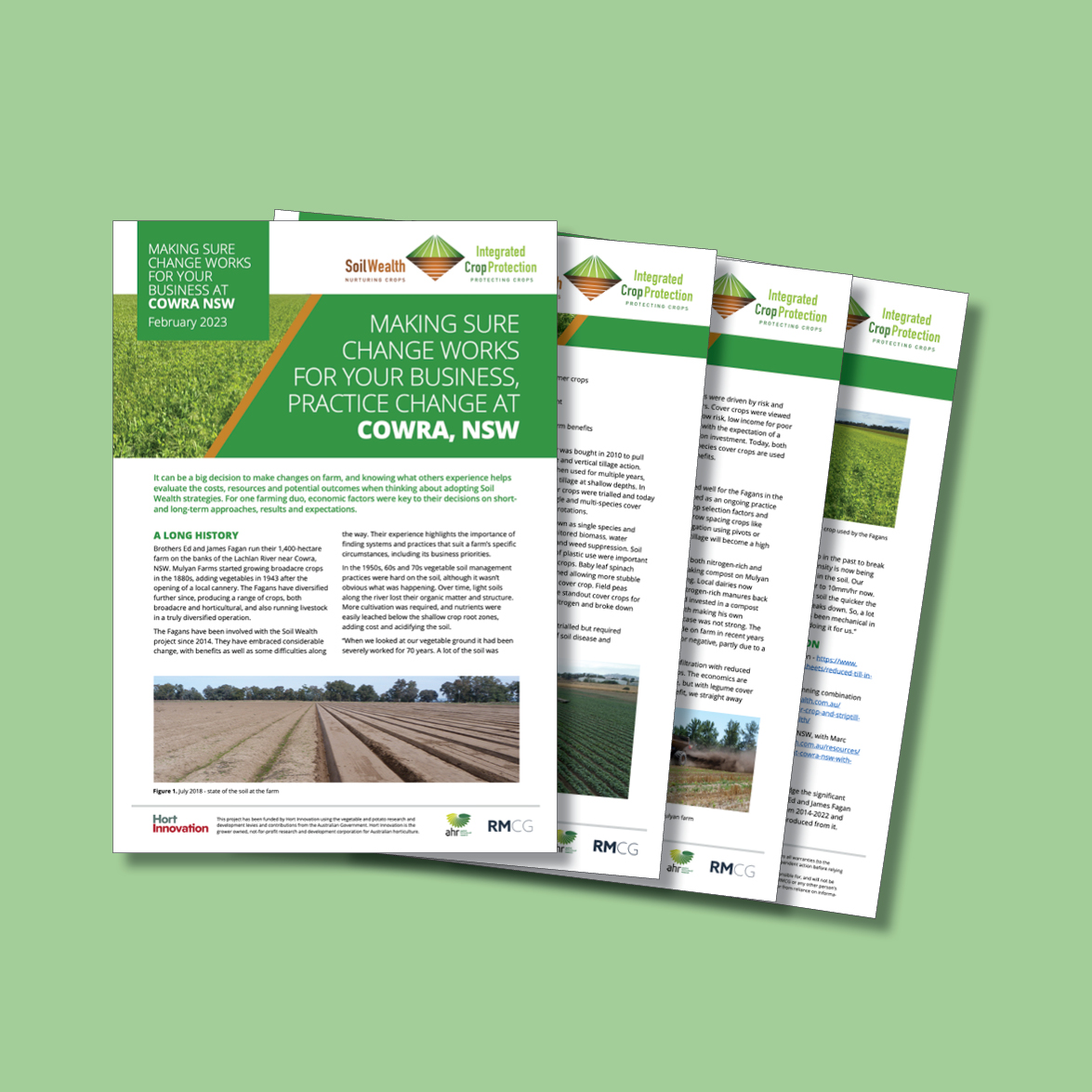 Following a series of trials at our demo site Mulyan Farms in Cowra, NSW, the big winners were cover crops &amp; reduced tillage, with a strong economic case for continuing these practices. 
📖Read more in our new case study: bit.ly/3GNtiNA
<a href="/SoilWealth/">SoilWealth</a> <a href="/Hort_Au/">Hort Innovation</a>