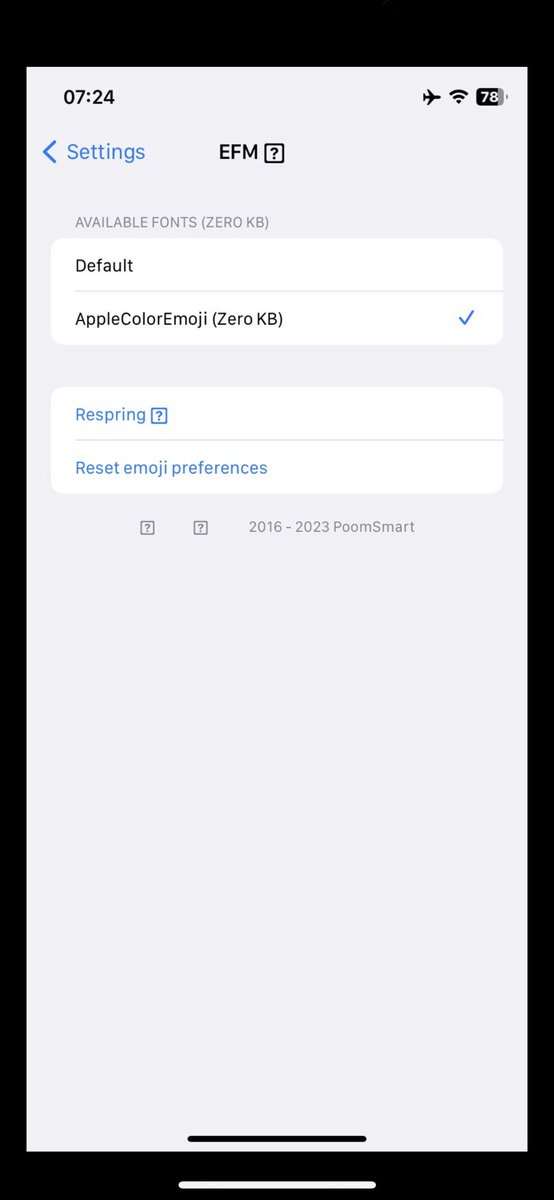 DJSHIRSHNEV's tweet photo. @PoomSmart @TECKBAT Yes I
Install it the same from Saily bad I saw this  how to
Fix it ? https://t.co/7ZYhCs1p4s