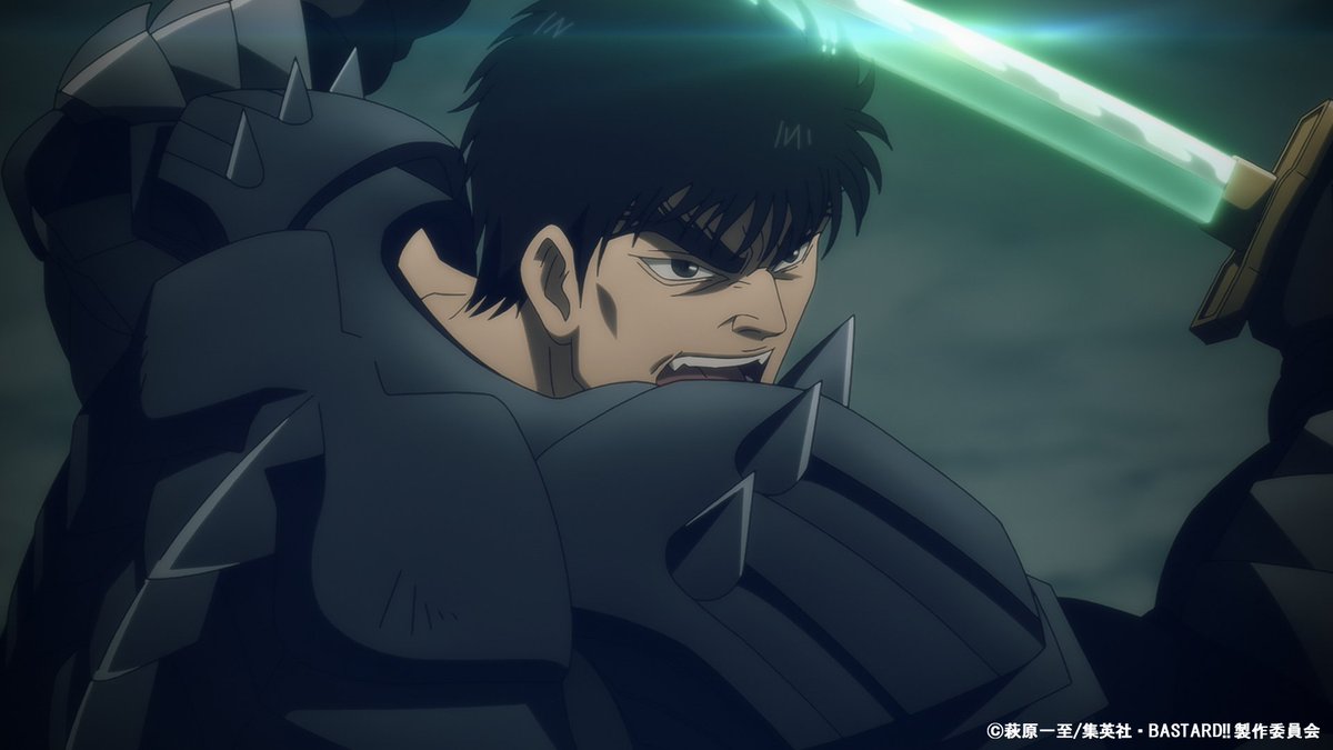 bastard_PR's tweet photo. ／
本日25:00~
📺BS11・ABEMAにて放送📢
第15話「凱旋」
＼

＜あらすじ＞
リンチに苦戦するガラとネイだったが、完全復活を果たしたD・Sは、リンチを一蹴し、メタ＝リカーナ王国の危機を救う。

だが、新たな刺客サイクロプスが王国を来襲するのだった…。

https://t.co/nA519swiua

#bastard_anime https://t.co/GiQzc8UJso