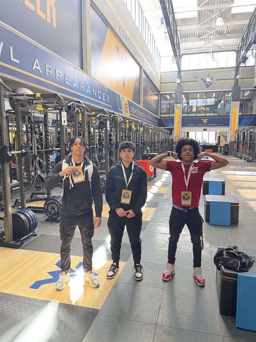 thank you <a href="/WVUfootball/">West Virginia Football</a> for the great visit this thursday, and thanks to all the coaches and staff for the love <a href="/NealBrown_WVU/">Beal Nrown</a> <a href="/CoachChadScott/">Chad Scott</a> <a href="/CoachChris_K/">Chris Kopf</a> <a href="/Coach__Lal/">Bilal Marshall</a> <a href="/___Dwil/">Coach D Wil, M. Ed</a> <a href="/CoachBlaineStew/">Blaine Stewart</a> @RivalsRichie <a href="/MohrRecruiting/">Brian Mohr</a> <a href="/BrianDohn247/">BrianDohn247</a>