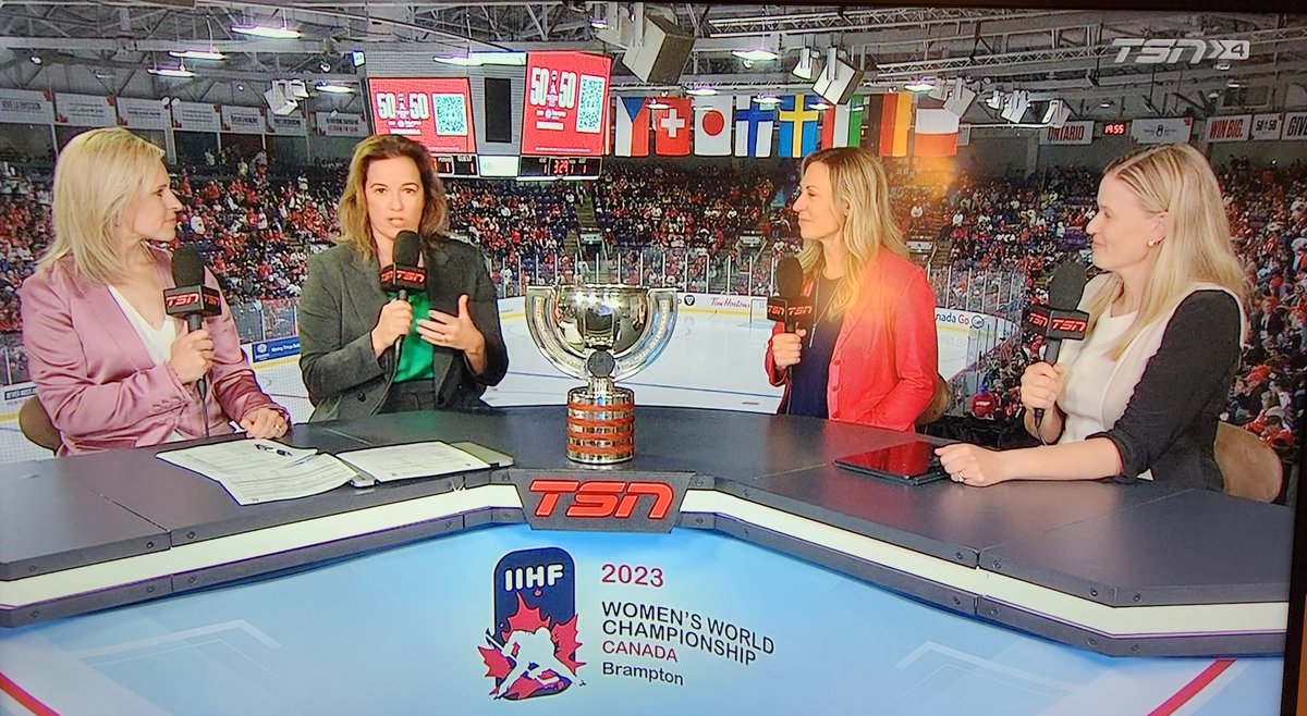 Many fans have been enjoying the <a href="/TSNHockey/">TSN Hockey</a> broadcast and said so. <a href="/TSN_Sports/">TSN</a> #WomensWorlds #iihf