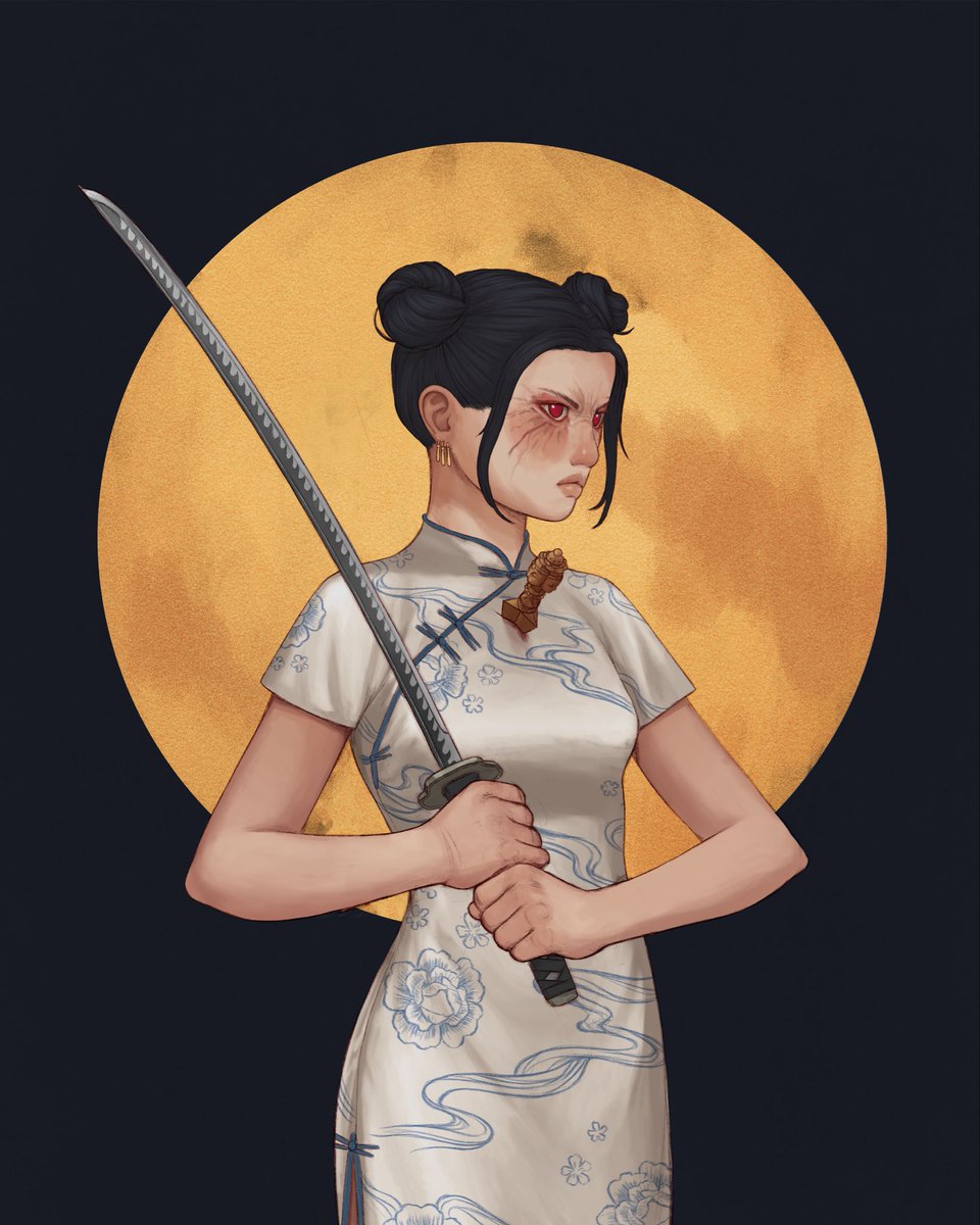 YureiSpirit's tweet photo. Meet Mei, serves tea by day and annoy the yakuza during the night https://t.co/OIGwt6DBRR