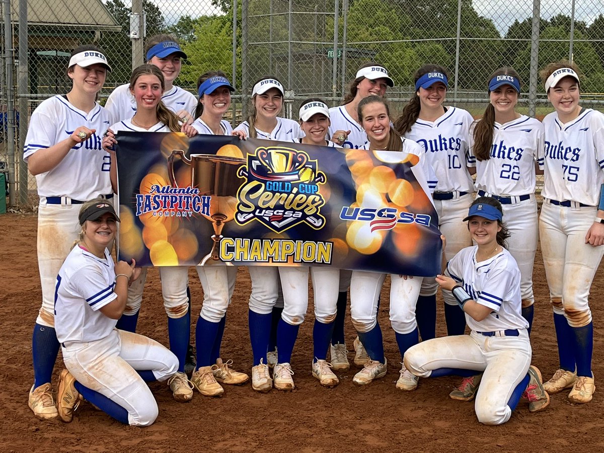 gaimpactaxe's tweet photo. These girls we RELENTLESS this weekend for the win at USSSA Gold Cup Championship! Lots of hitting and lock down pitching when we needed it late in tthe day. Proud of this group! @LadyDukesSBorg @TCSFastpitch @LegacyLegendsS1 @legacyshowcase1 @ExtraInningSB https://t.co/D8a64XKszp