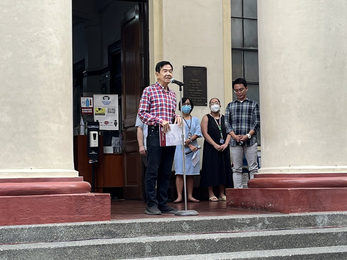 UPCPH's tweet image. ATM: Dr. Jaime Z. Galvez-Tan urges the College of Public Health community to strive for Health for All, reminding us that equitable access to healthcare is a fundamental human right, as we commemorate the 75th World Health Day.

#UPCPH