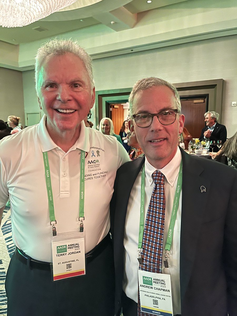 An incredible honor to hear the aspiration journey of Terry Jordan, can’t wait to hear your music on Spotify-check it out!!! #AACR23