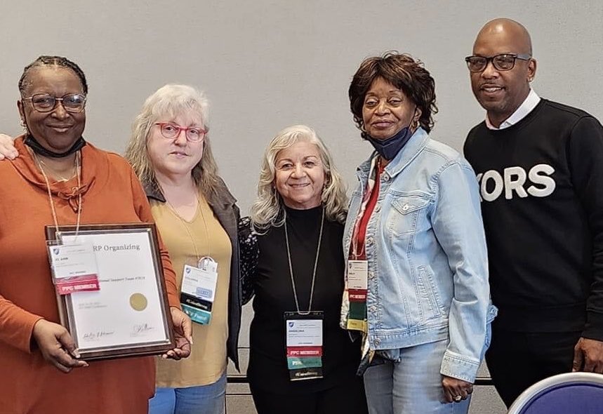 It was my honor to present BEST with the PSRP AFT Organizing Award.