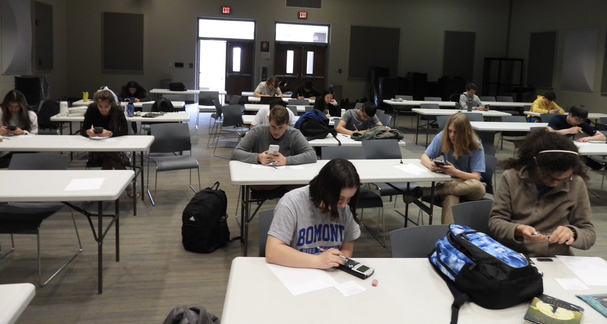 SaintJoeHigh's tweet photo. On Friday, Saint Joe students competed in the Reed Oei Memorial Math Competition. It is named in honor of a 2017 grad and former mathlete captain. The questions this year focused on Computer Science topics as that was Reed's major in graduate school.

#WeAreSaintJoe https://t.co/UUM5o6LAsT